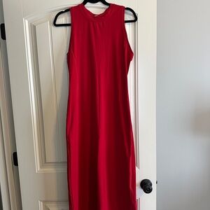 Lululemon Athletica Align Vibrant Red Midi Dress